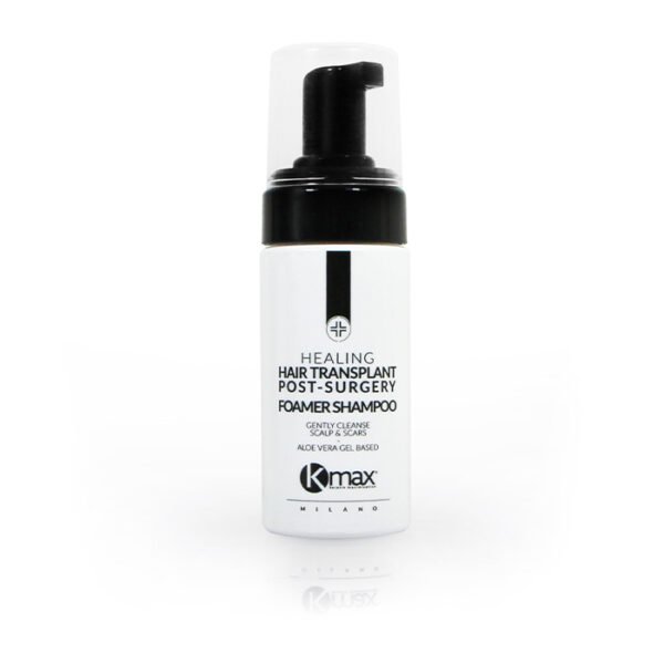 šampunas po plaukų persodinimo Kmax